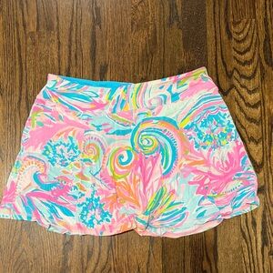 Lilly Pulitzer Pink and Blue Patterned Shorts